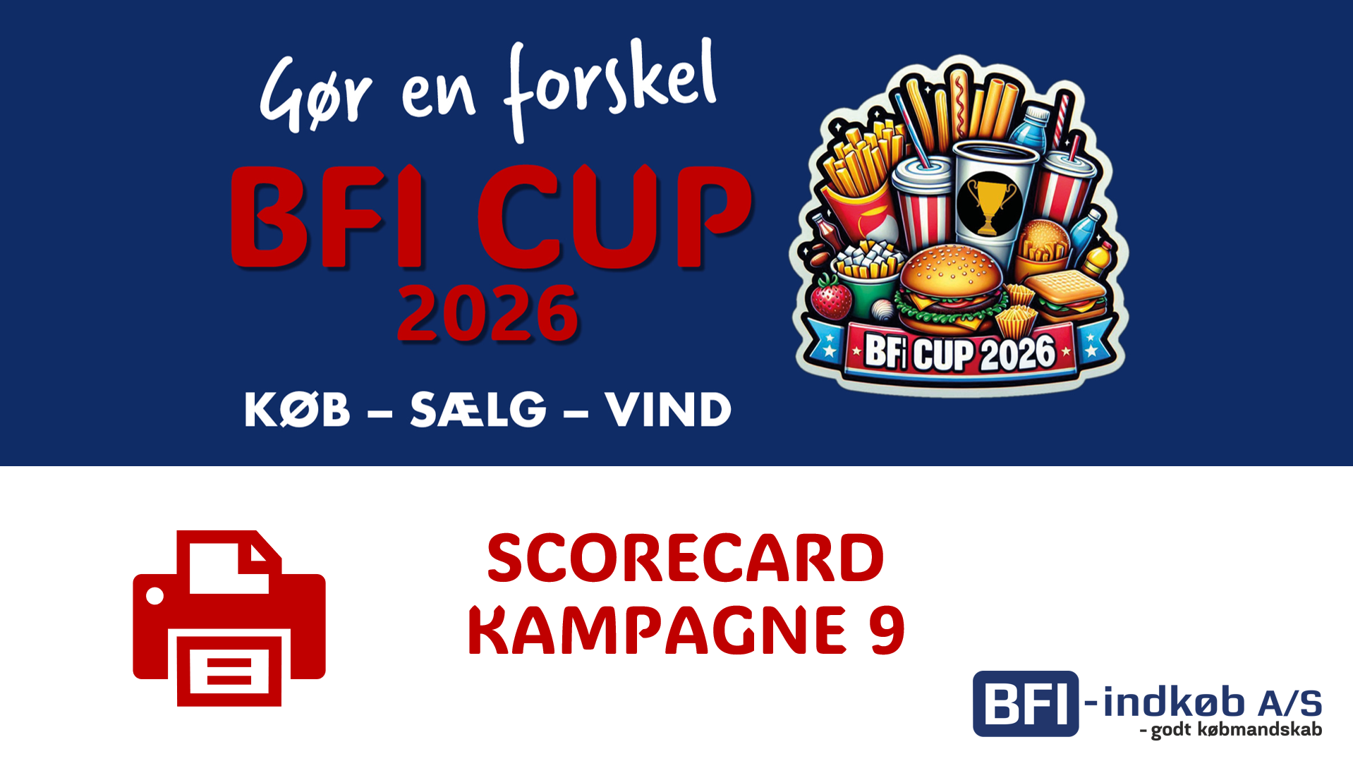 BFI CUP 2026 – Scorecard Kampagne 9